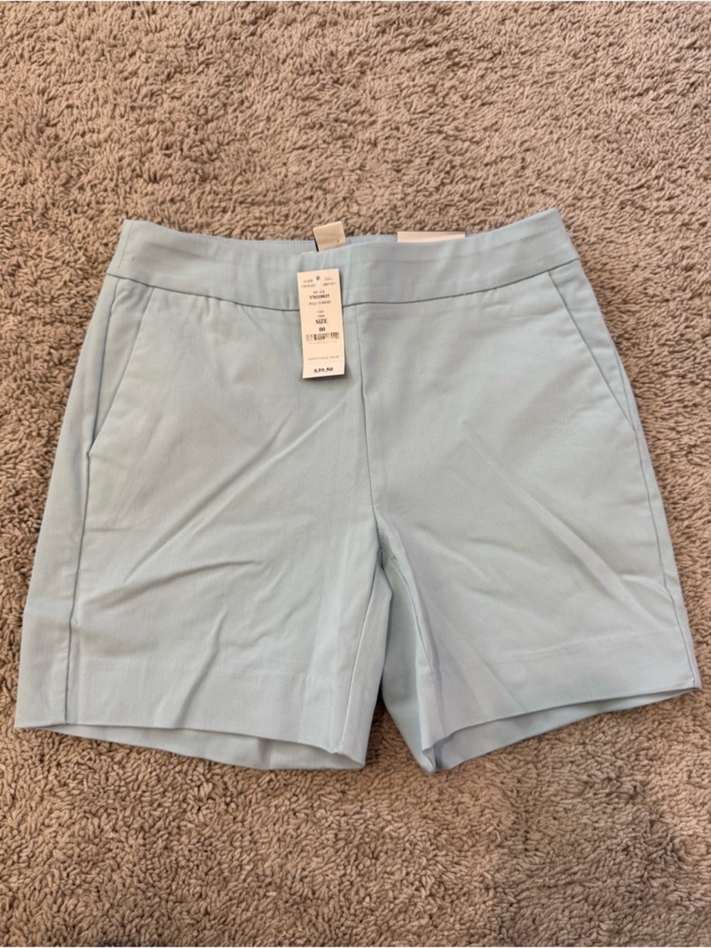 Women's White House Black Market Light Blue Tailored Bermuda Shorts